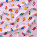 Beetles Pink Fabric