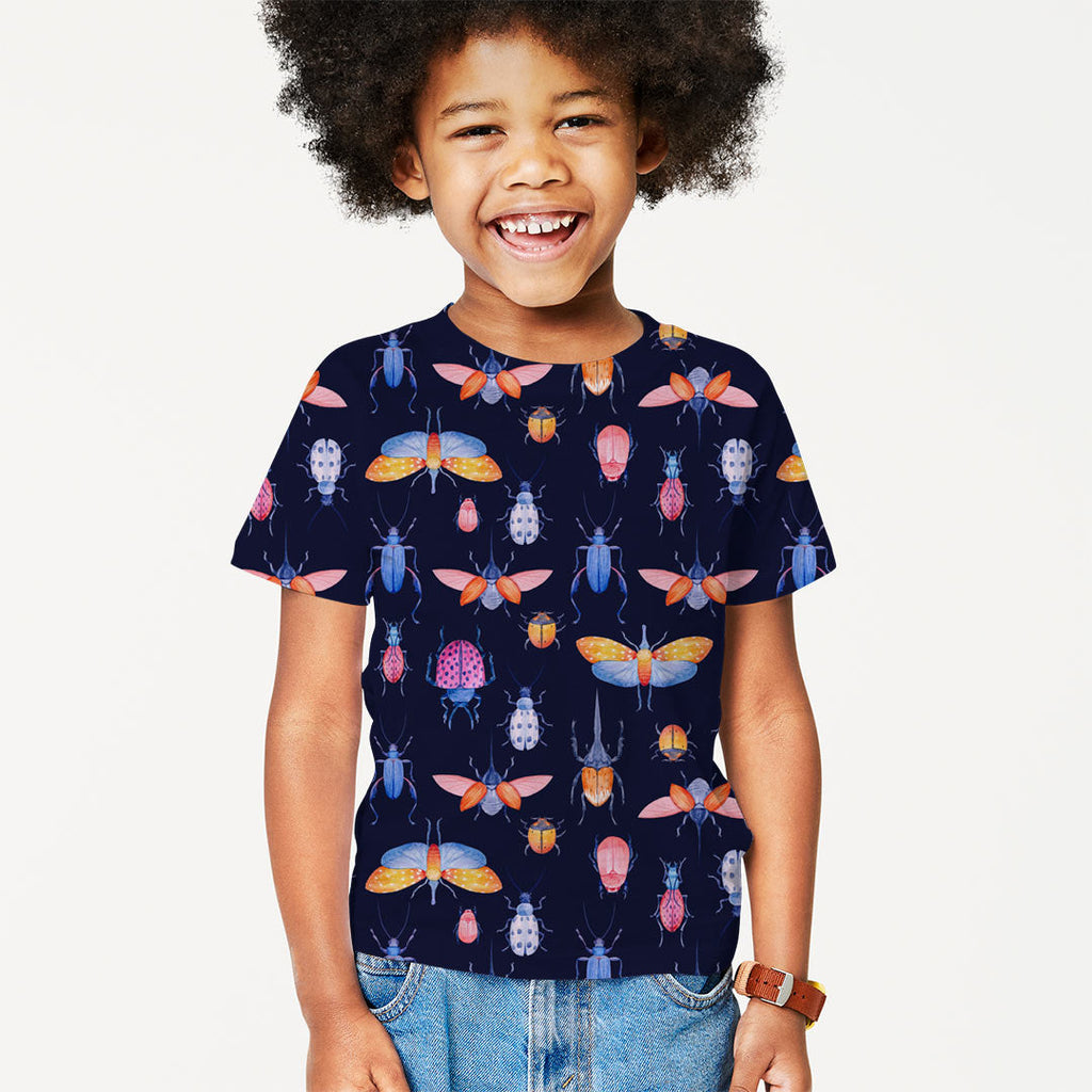 Insects Navy Fabric