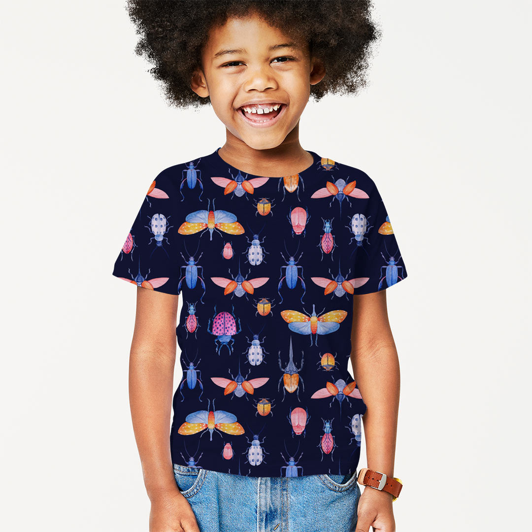 Insects Navy Fabric