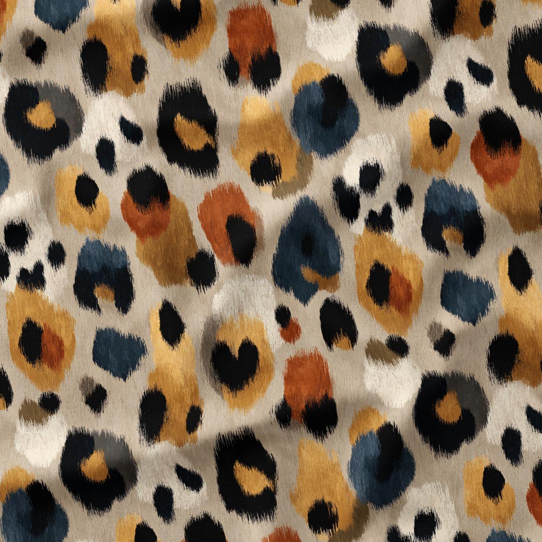 Beige Leopard Fabric