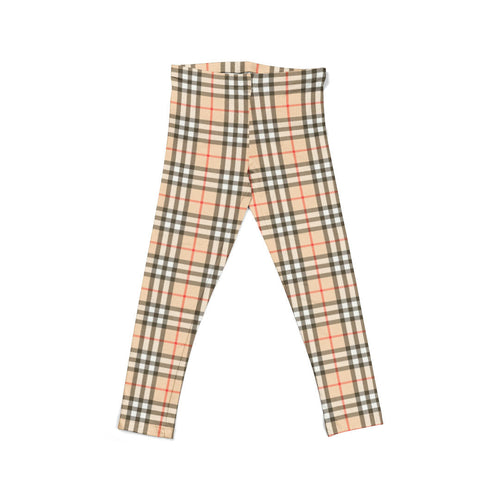 Beige Plaid Fabric 404