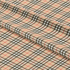 Beige Plaid Fabric 404