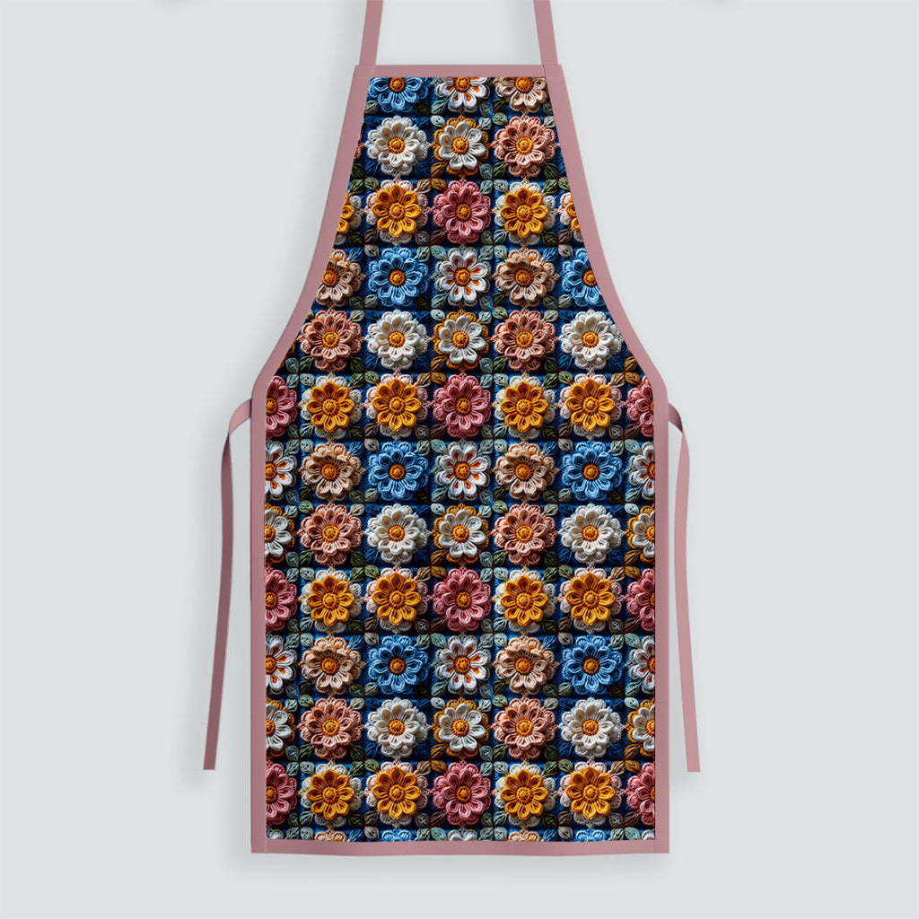 Belinda Crochet Flower Squares Fabric