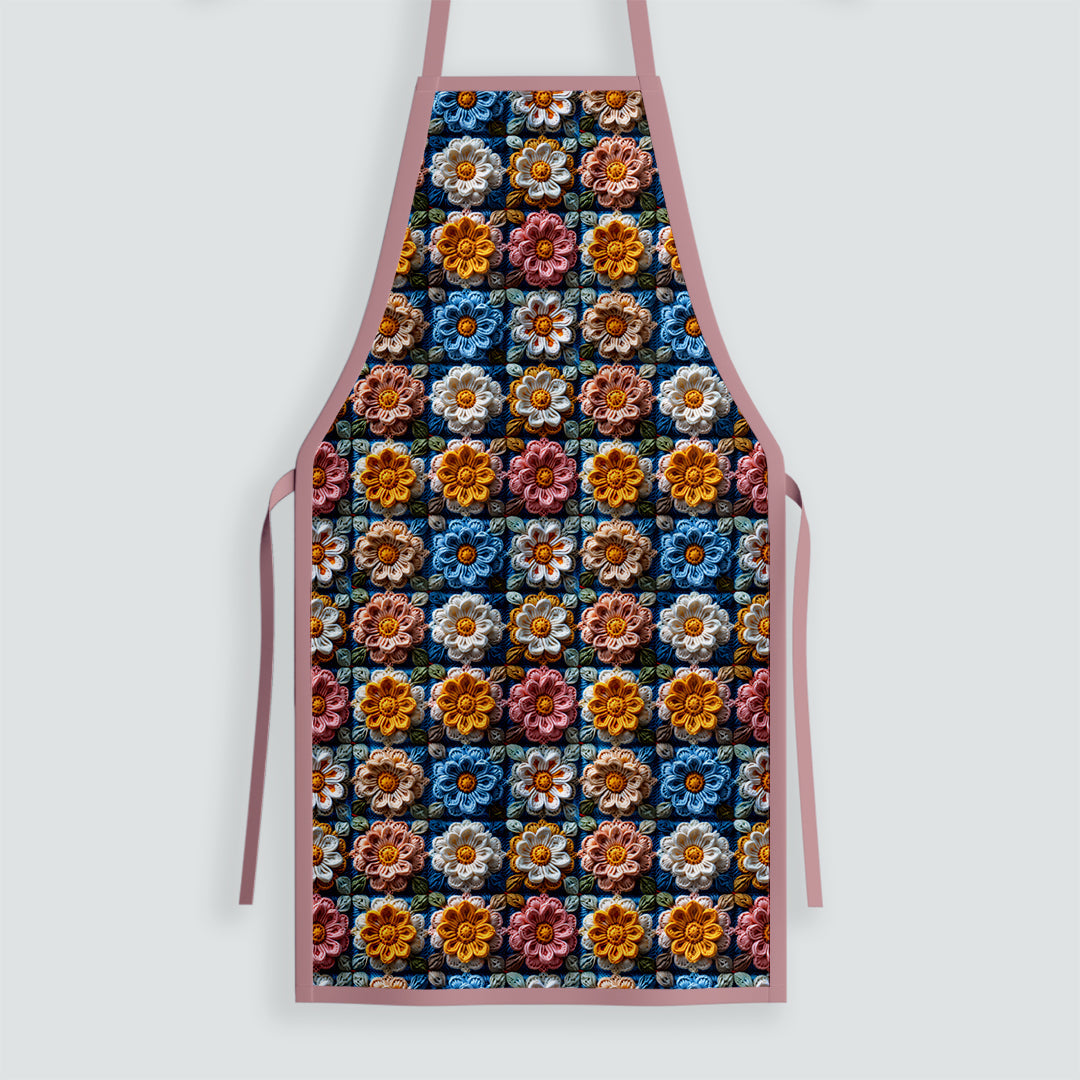 Belinda Crochet Flower Squares Fabric