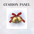 CUSHION Panel Bells with Bow CP-755