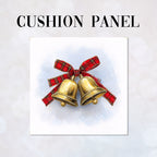 CUSHION Panel Bells with Bow CP-755