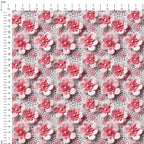 Betty Crochet Flowers Fabric