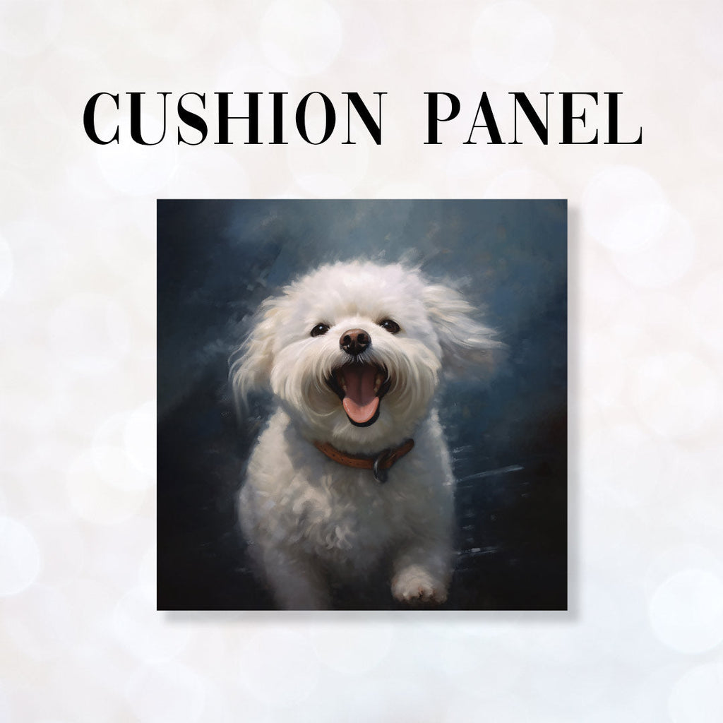 CUSHION Panel Bichon Frise Dog CP-1170