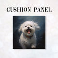 CUSHION Panel Bichon Frise Dog CP-1170