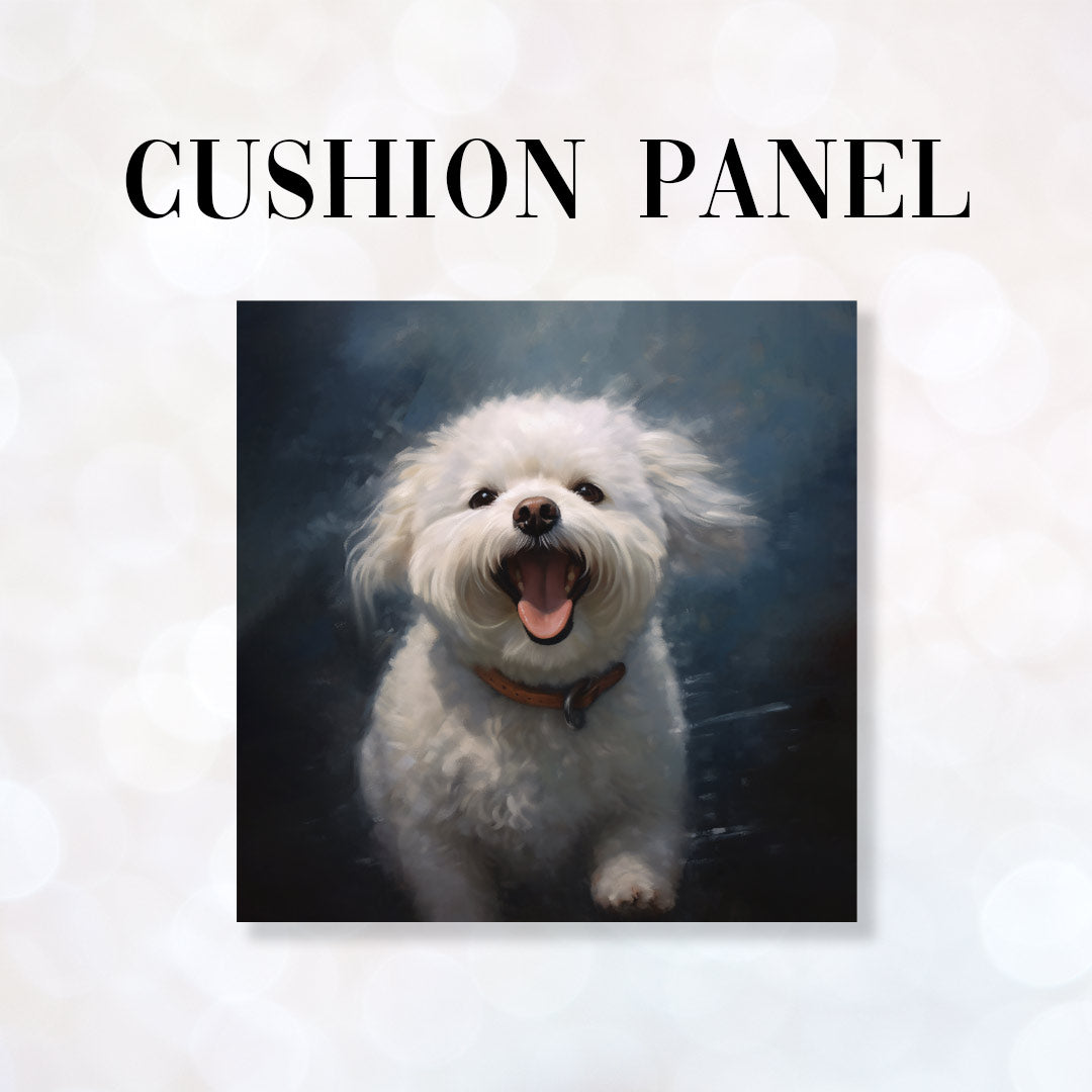 CUSHION Panel Bichon Frise Dog