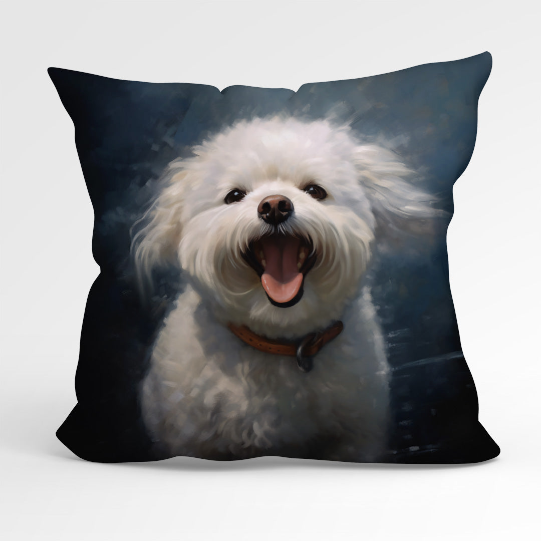 CUSHION Panel Bichon Frise Dog