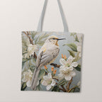 TOTE Bird and Lillies Fabric Bag Panel TP-328