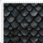 Black Dragon Scales Fabric
