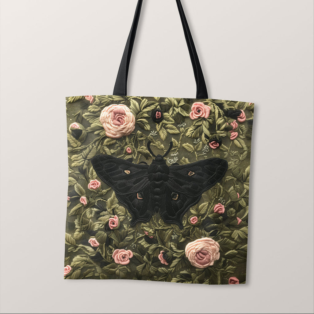 TOTE Fabric Bag Panel Black Moth TP-269