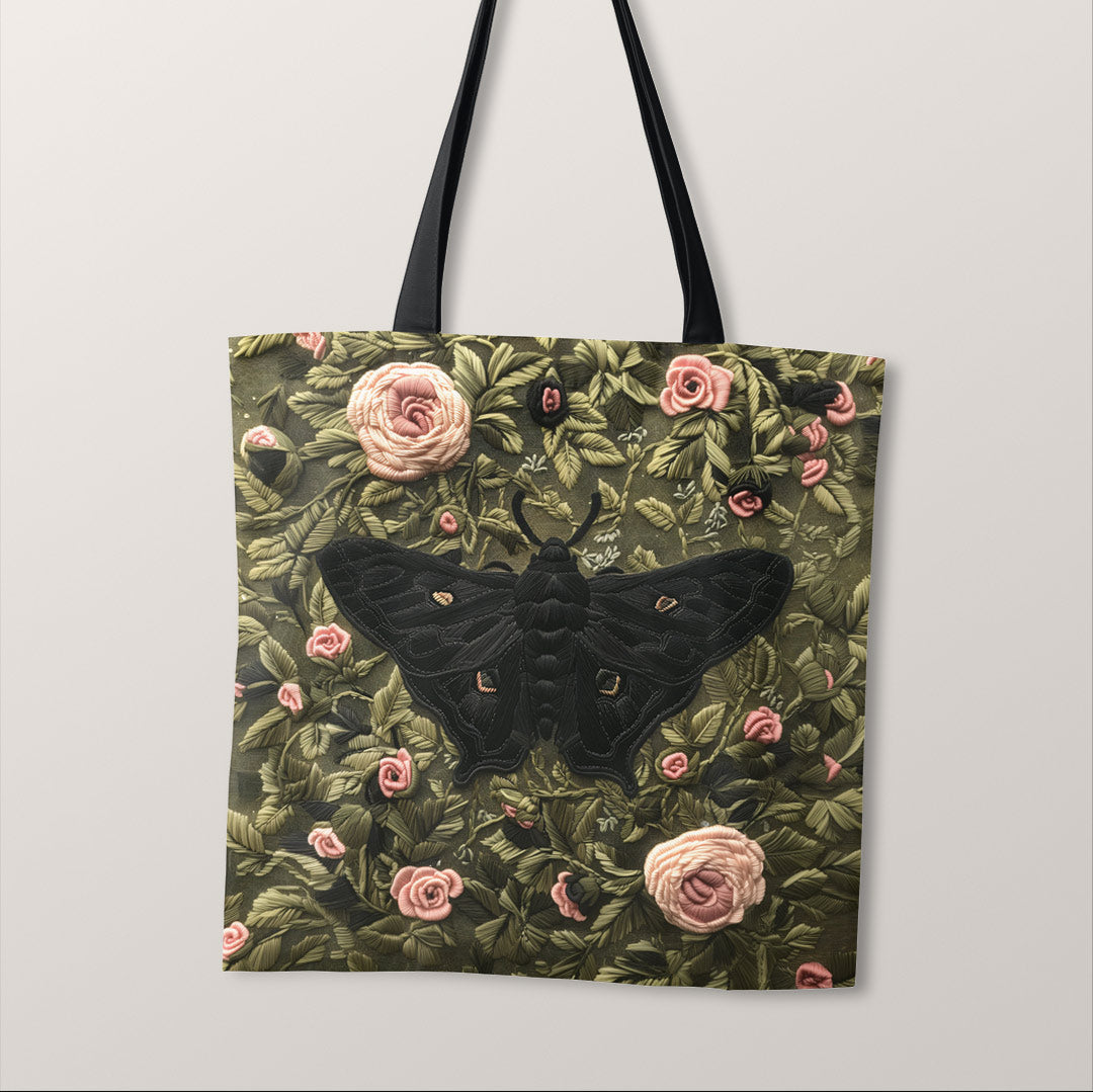 TOTE Fabric Bag Panel Black Moth TP-269