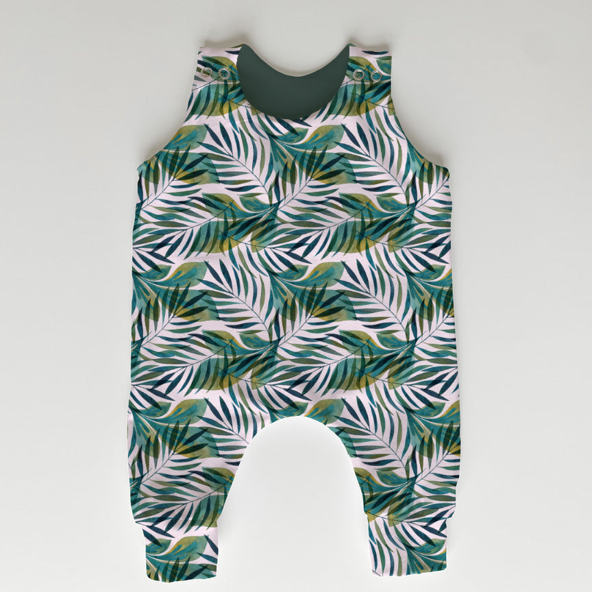 Baby romper made with Organic Jersey fabric