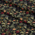 Blackberry Vine Black Fabric