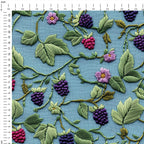 Blackberry Vine Light Fabric