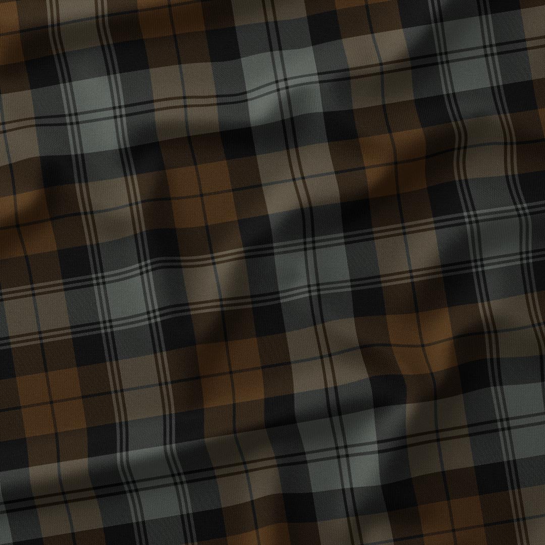 Blackwatch Weathered Tartan Fabric 1446
