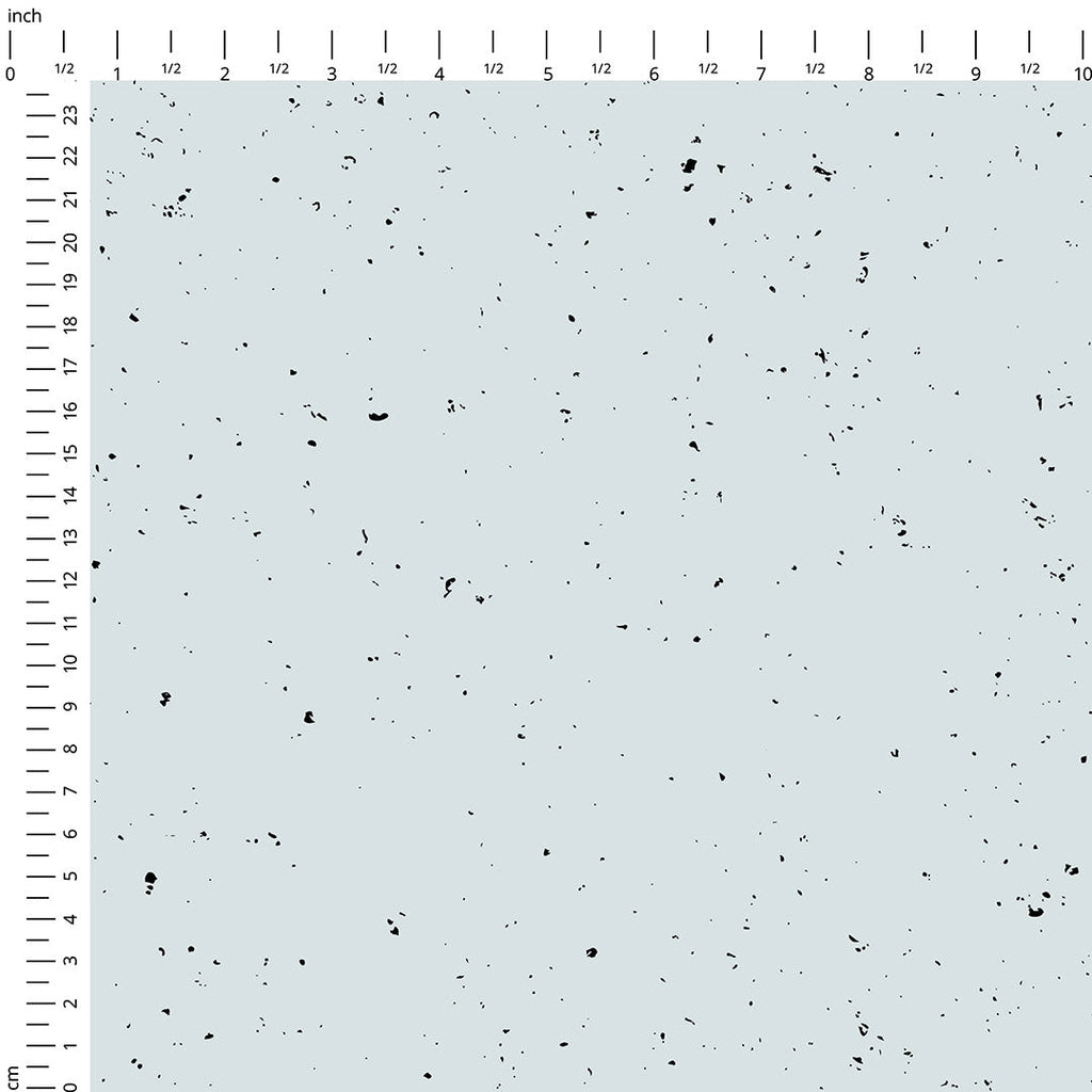Dots On Blue Fabric