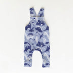 Blue Dinos Fabric