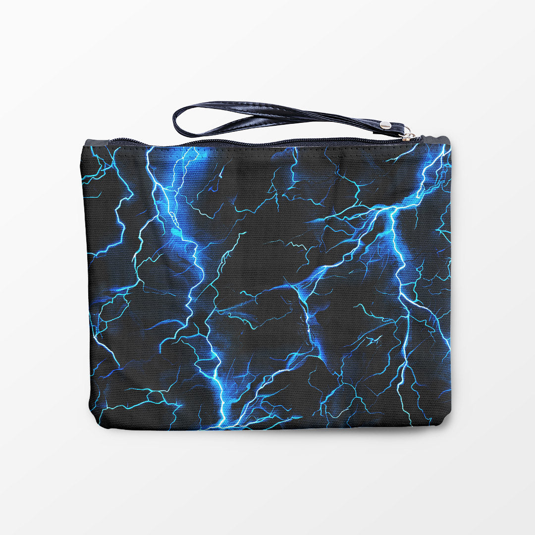 Blue Lightning Fabric