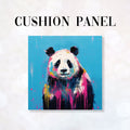 CUSHION Fabric Panel Panda Blue