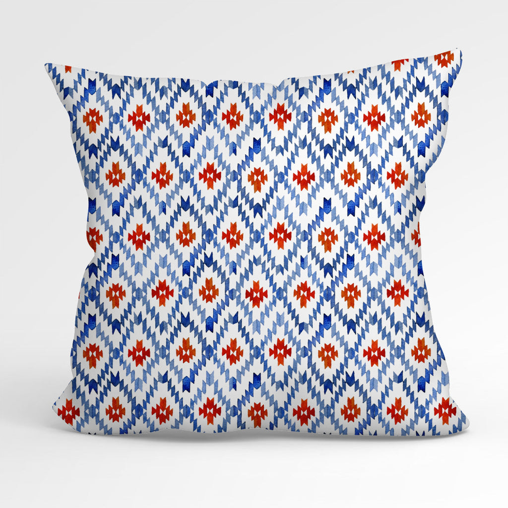 Blue Rhombus Fabric