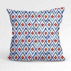 Blue Rhombus Fabric