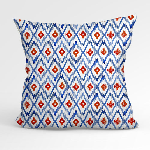 Blue Rhombus Fabric