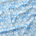Blue Sky Leopard Fabric