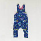Blue Whales Fabric
