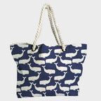 Blue Whales Fabric