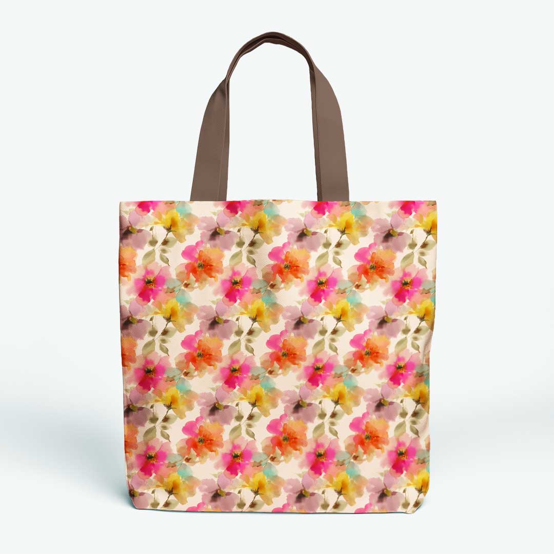 Blush Watercolour Bloom Fabric