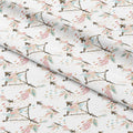 Boho Arrows White Fabric