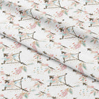 Boho Arrows White Fabric