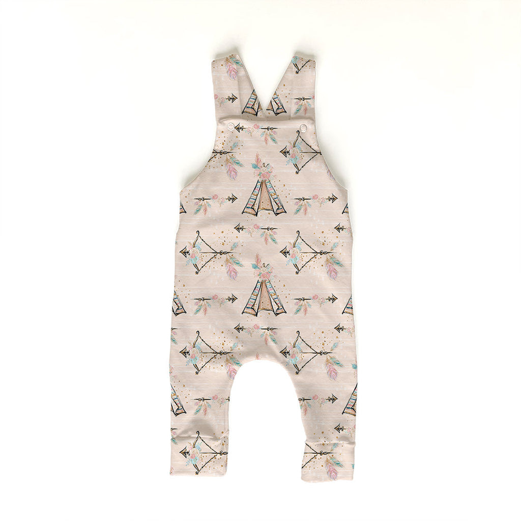 Boho Tipi Beige Fabric