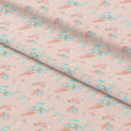 Boho Pink Roses Fabric