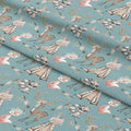 Boho Woodland Teal Fabric