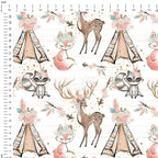 Boho White Fabric