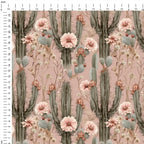 Boho Wild West Cactus Fabric