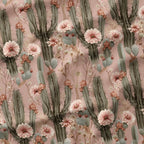 Boho Wild West Cactus Fabric