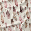 Boho Wild West Feathers Fabric