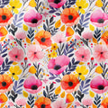 Bold Autumn Flowers Fabric