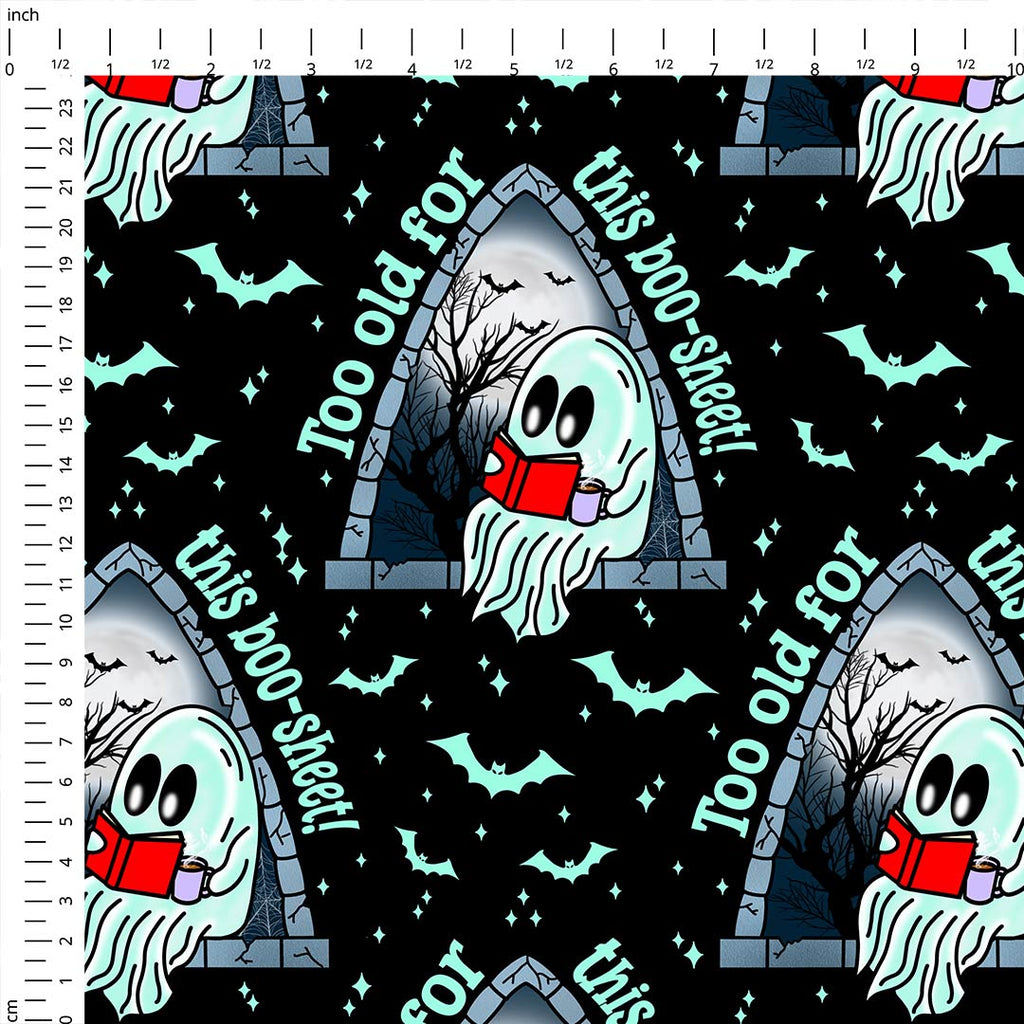 Boo-sheet Ghost Fabric