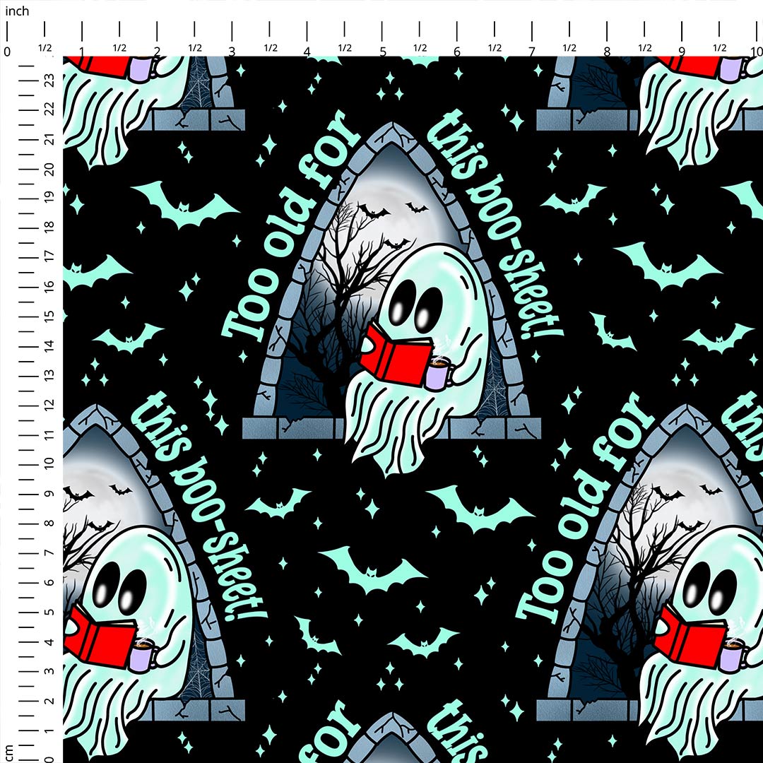 Boo-sheet Ghost Fabric