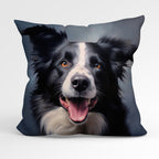 CUSHION Panel Border Collie Dog CP-1178