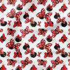 Bows On White Fabric