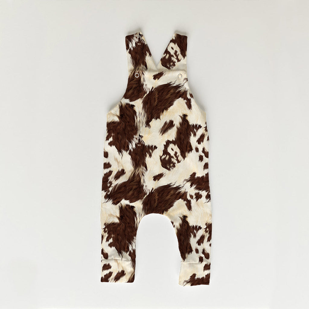 Brown Cow Fur Print Fabric