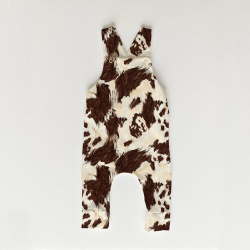 Brown Cow Fur Print Fabric